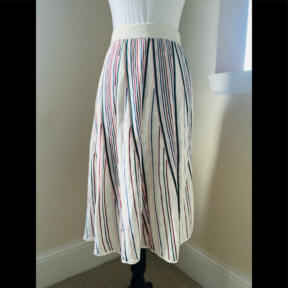 ASOS Stripe Multi Color Sweater Skirt Size 4 US